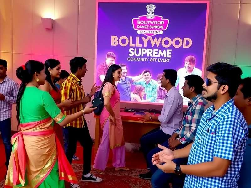 Indian players enjoying Bollywood Dance Supreme